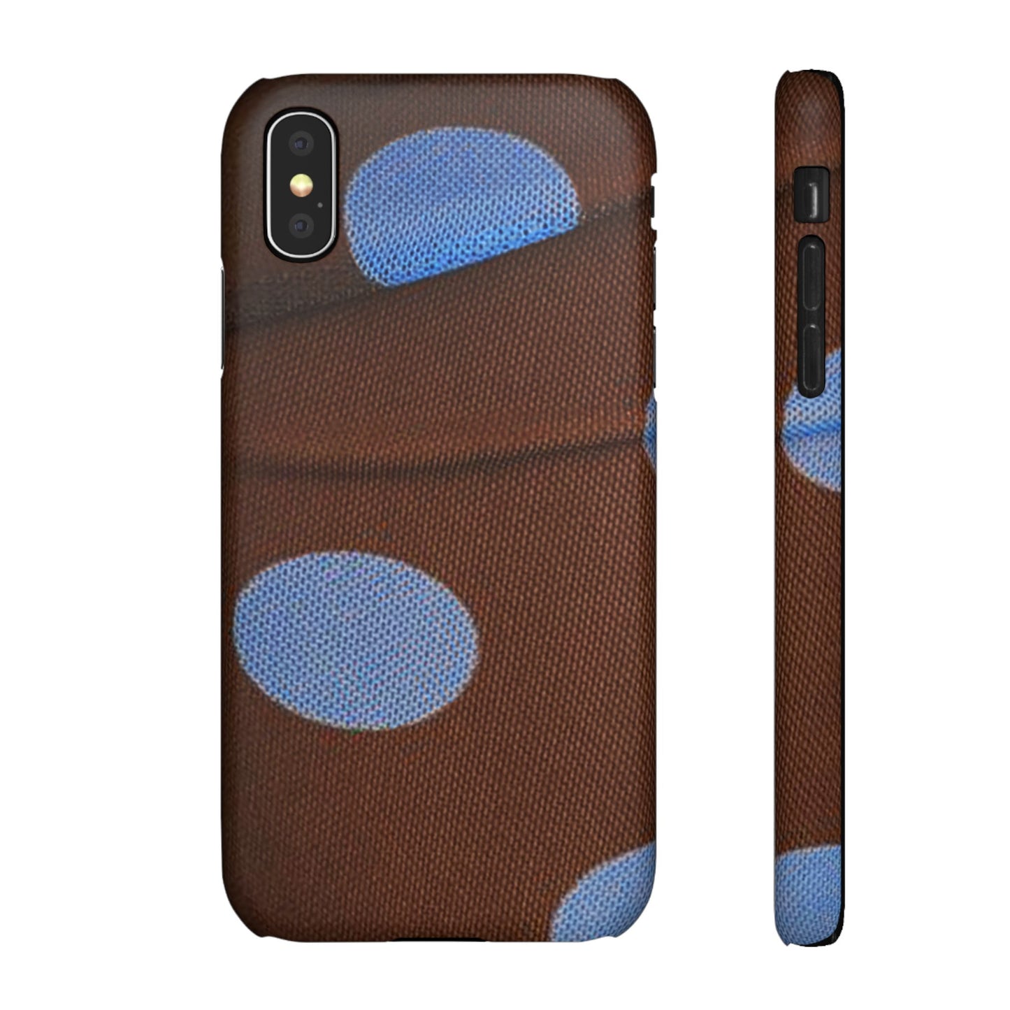 Polka Dot Snap Phone Case for Apple iPhone, Samsung Galaxy and Google Pixel.