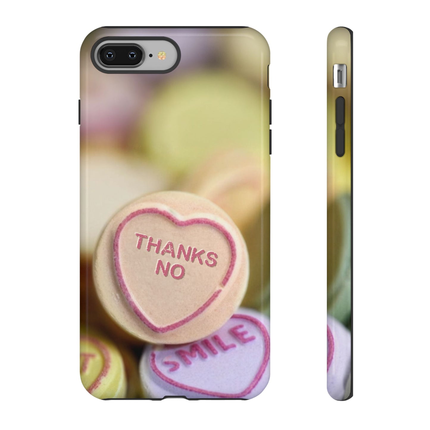 Personalised Love Heart Tough Case for Apple iPhone, Samsung Galaxy and Google Pixel.