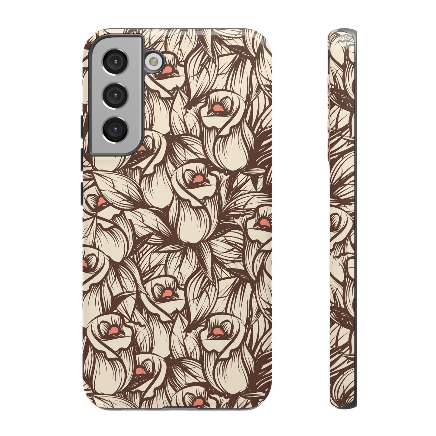 Botanical Pattern Floral Magnolia Tough Phone Case