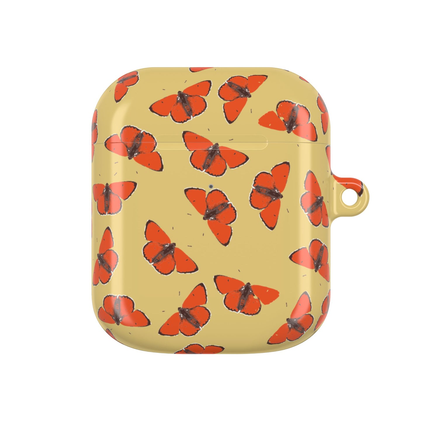 Red Butterfly AirPod Case — Protective Cover