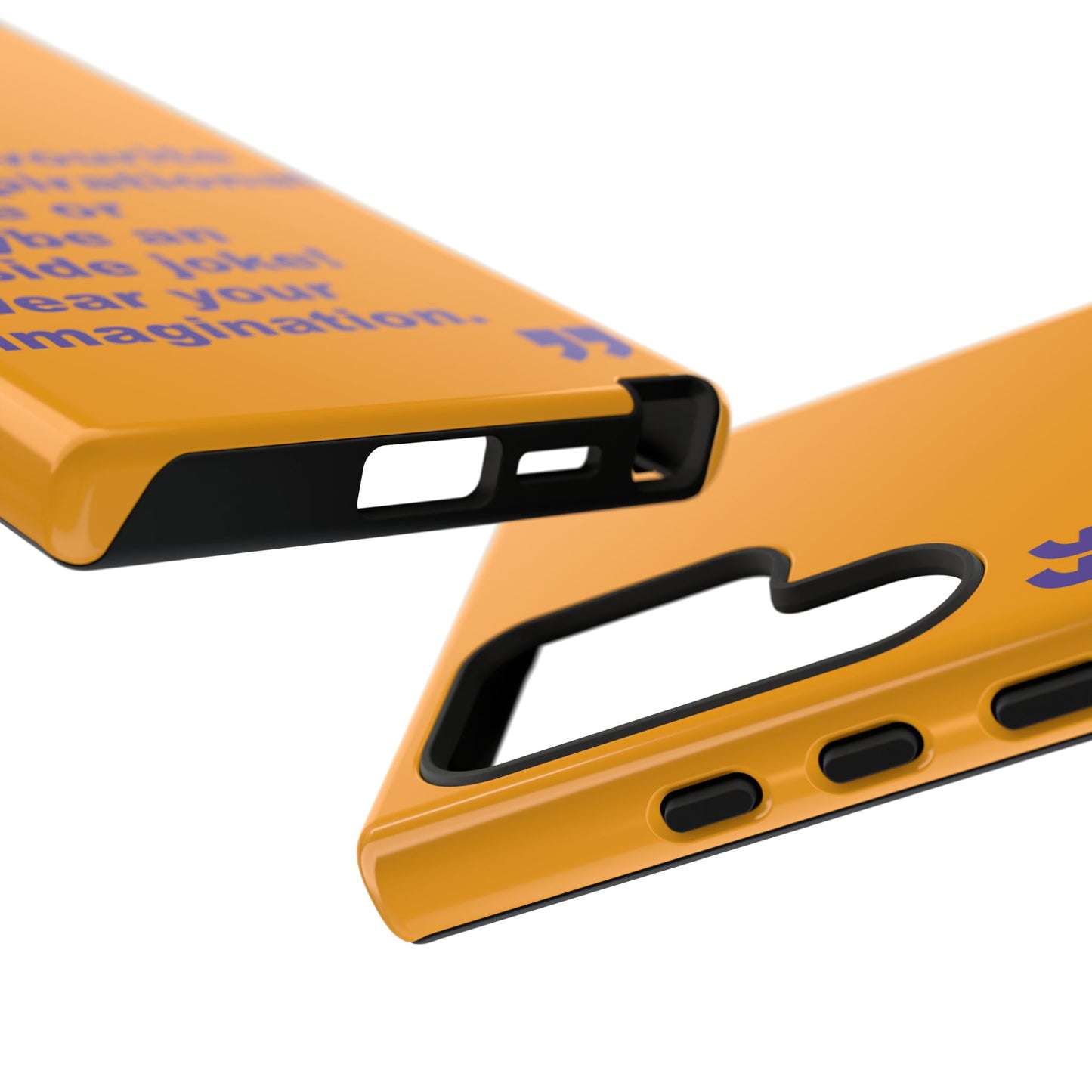 Quote Tough Phone Case — Customisable Inspirational Text Protective Cover for Apple iPhone, Samsung Galaxy and Google Pixel.