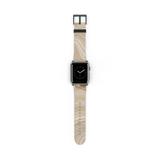 Marble Swirl Watch Band — Neutral Beige Apple Watch Strap