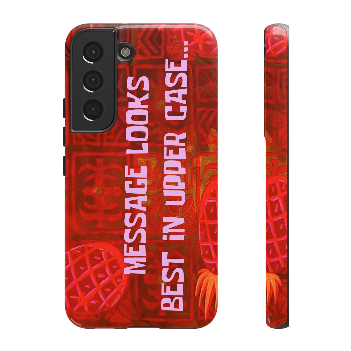 Personalised Tough Case for Apple iPhone, Samsung Galaxy and Google Pixel.