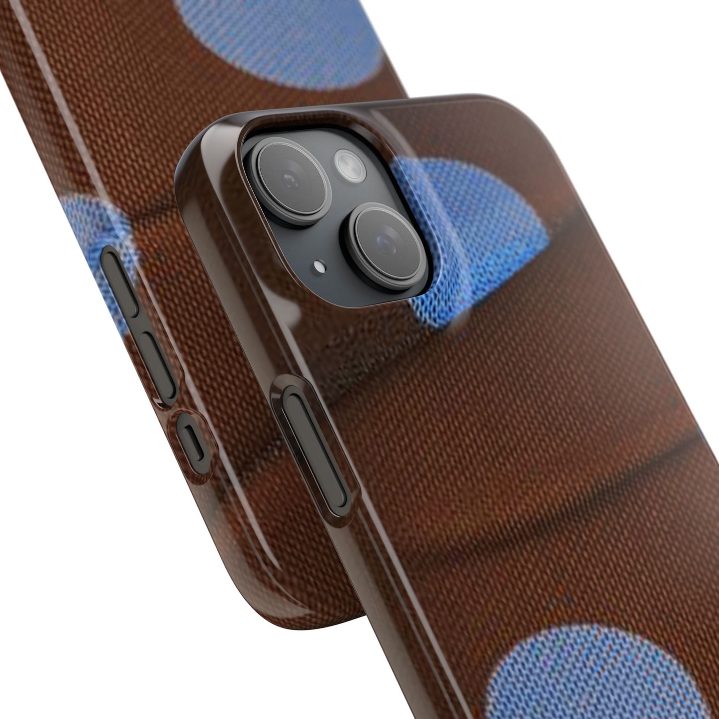 Polka Dot Snap Phone Case for Apple iPhone, Samsung Galaxy and Google Pixel.
