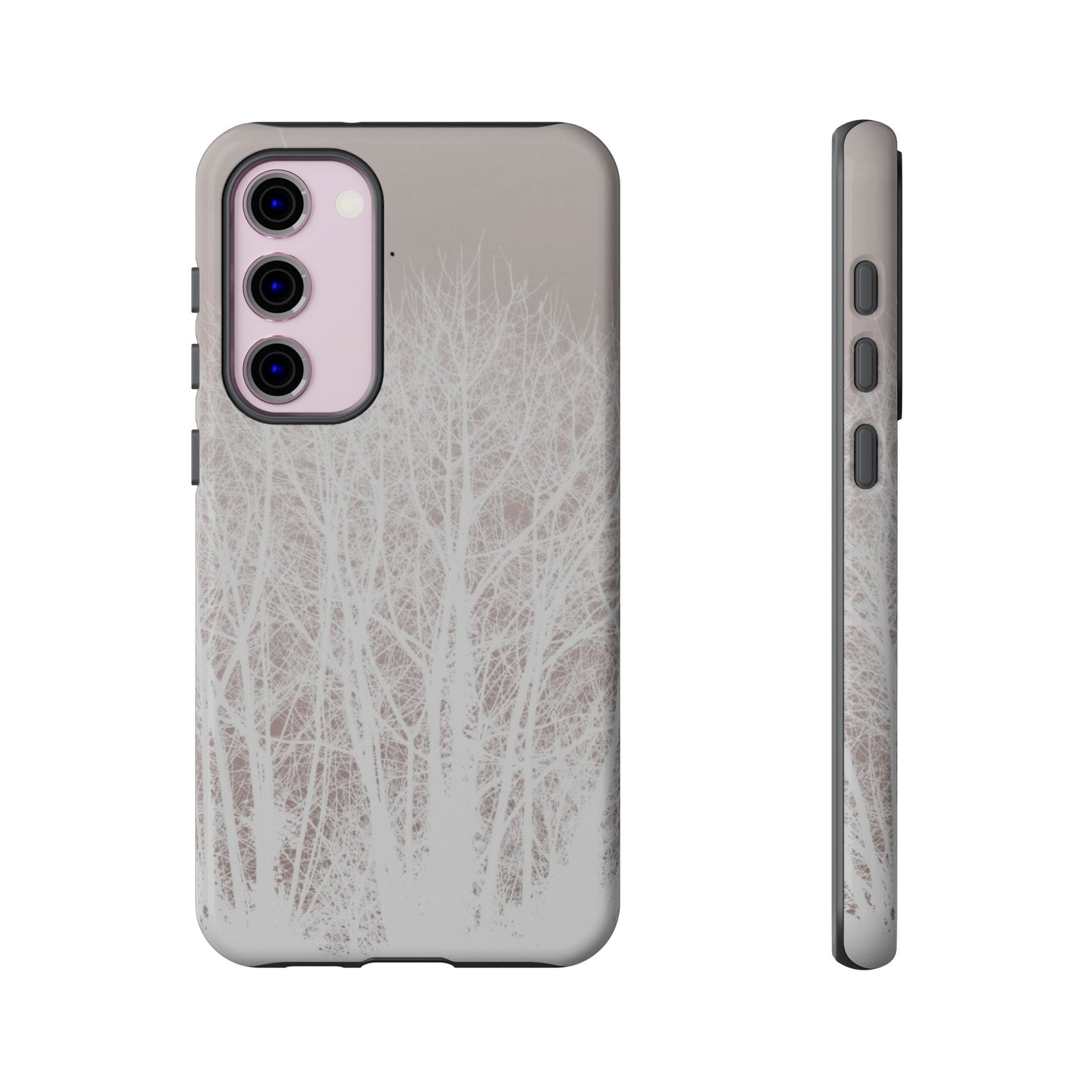 Copy of Night Forest Phone Case — Dark Tree Silhouette Protective Tough Case