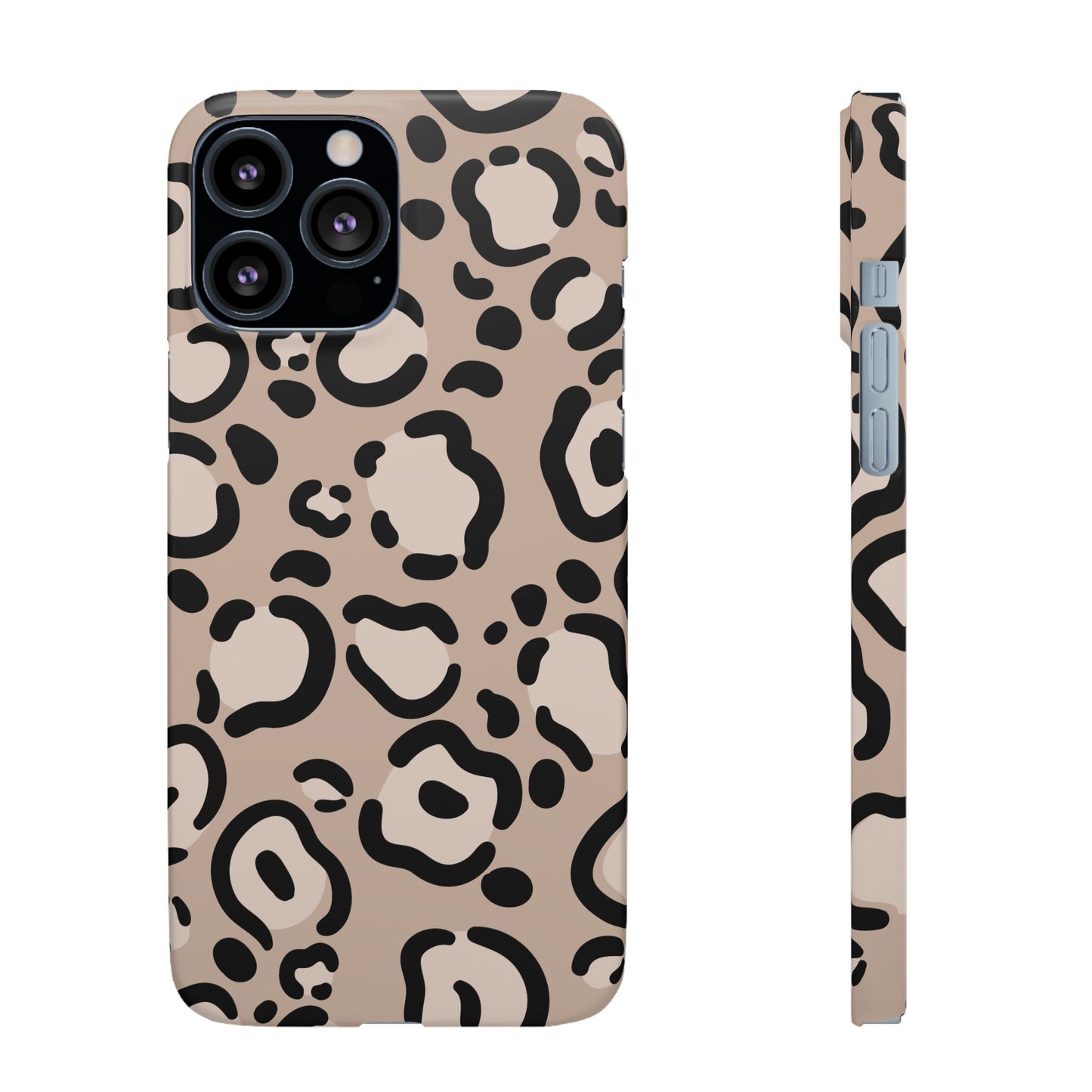 Leopard Print Slim Case — Phone Cover for Apple iPhone, Samsung Galaxy and Google Pixel.