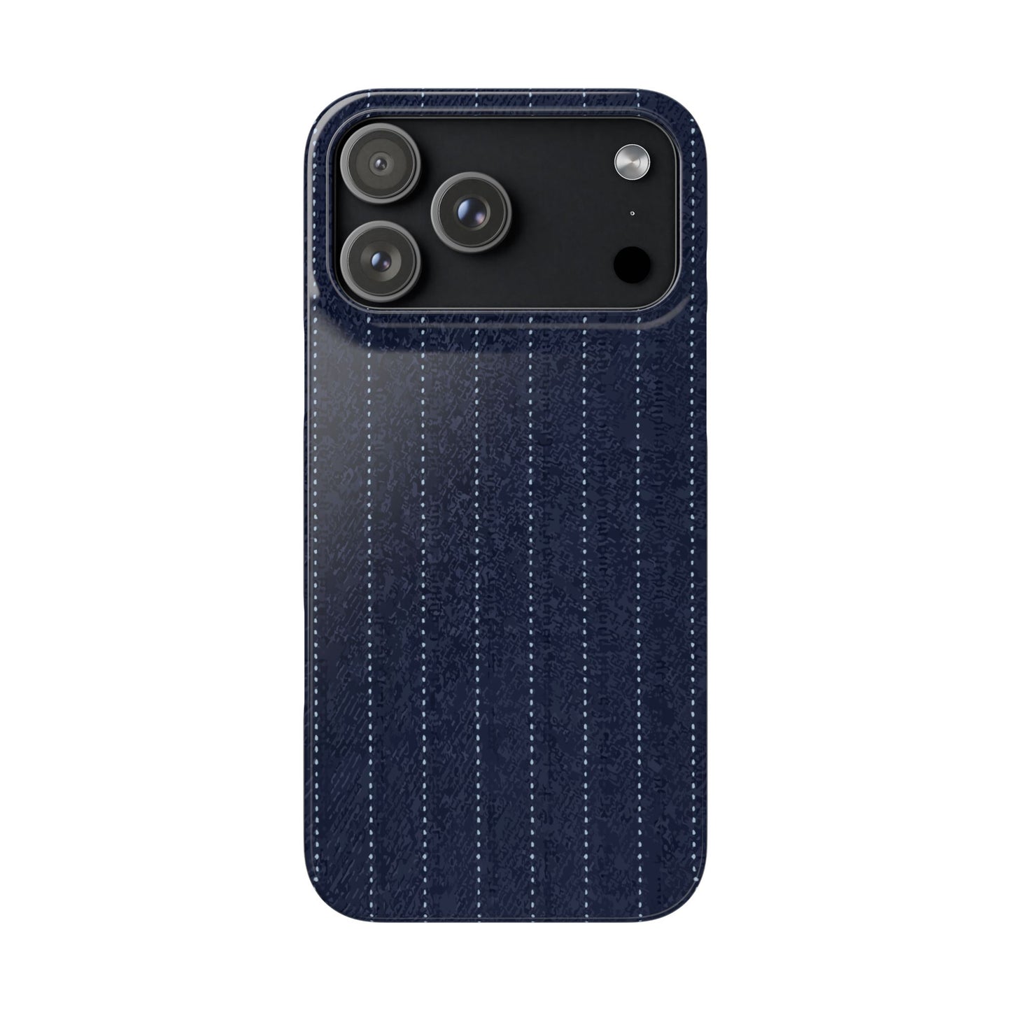 Pinstripe Snap Phone Case — Slim Protective iPhone Cover