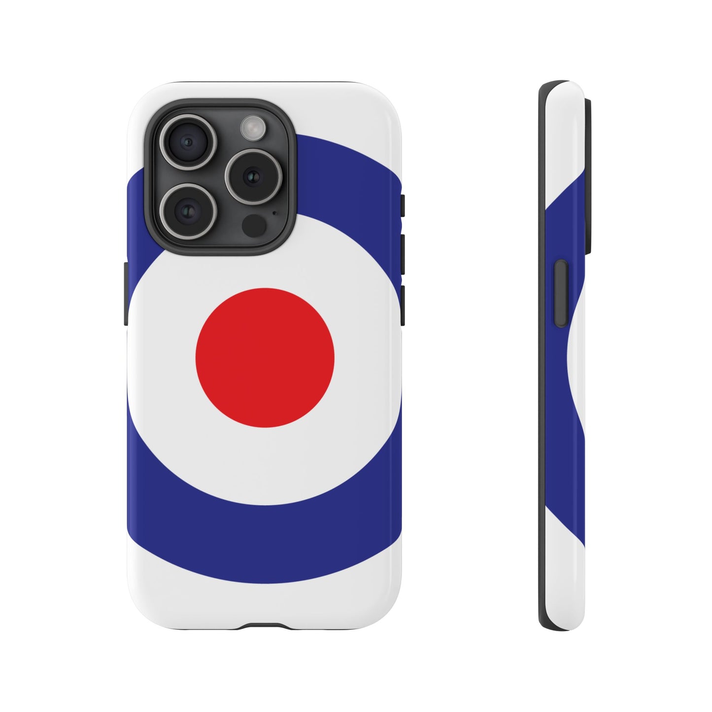 Retro Target Mod Roundel Tough Phone Case for Apple iPhone, Samsung Galaxy and Google Pixel.