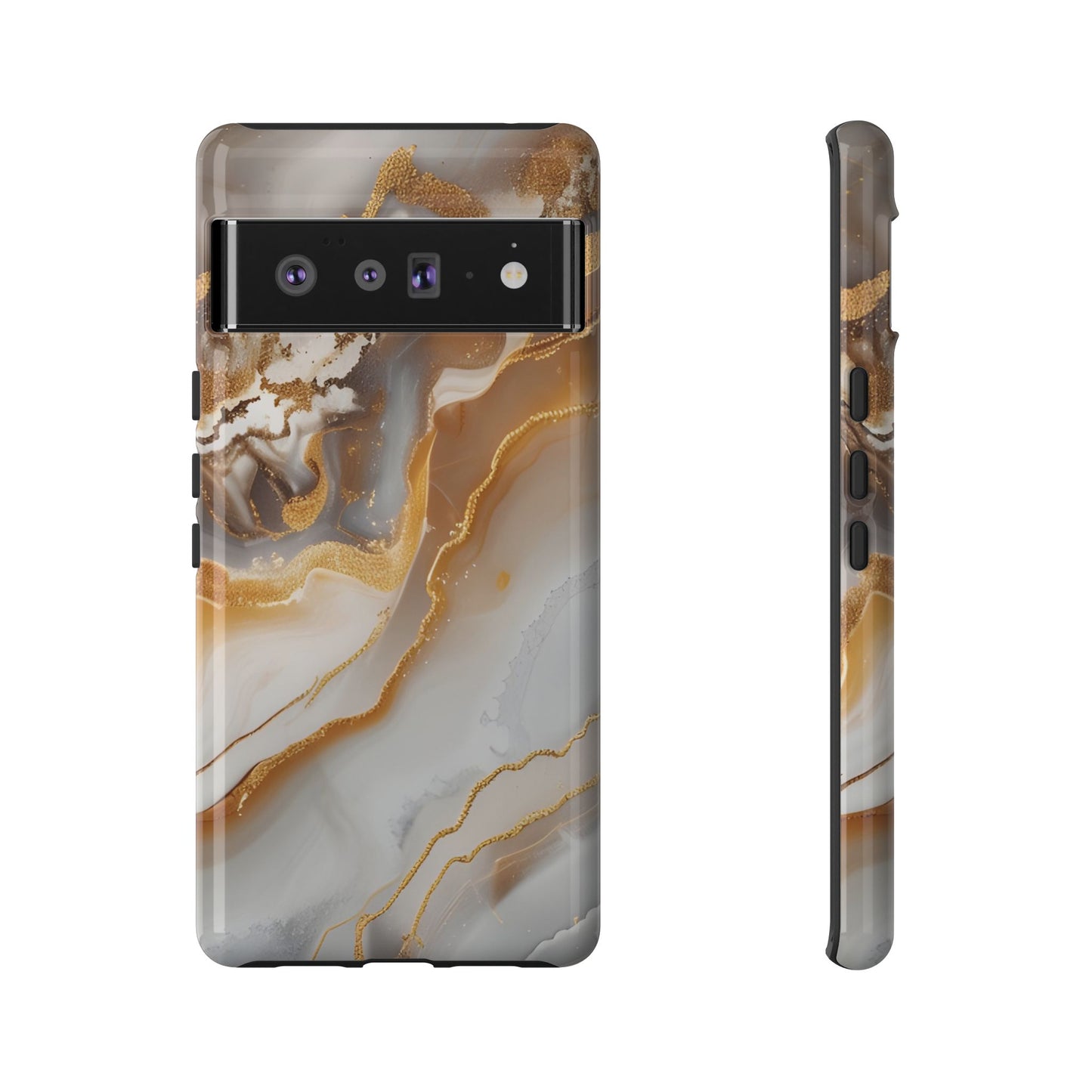 Gold Marble Tough Phone Case