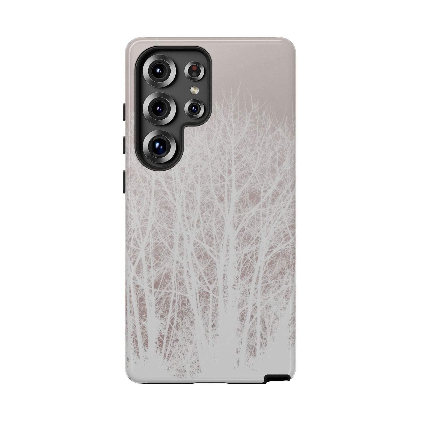 Copy of Night Forest Phone Case — Dark Tree Silhouette Protective Tough Case