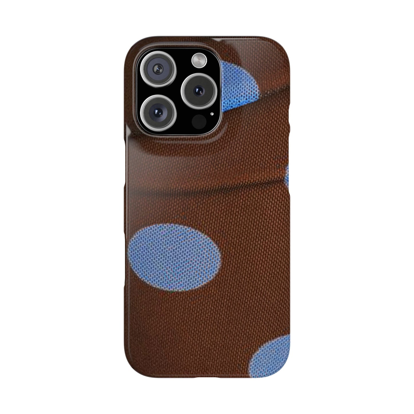 Polka Dot Snap Phone Case for Apple iPhone, Samsung Galaxy and Google Pixel.