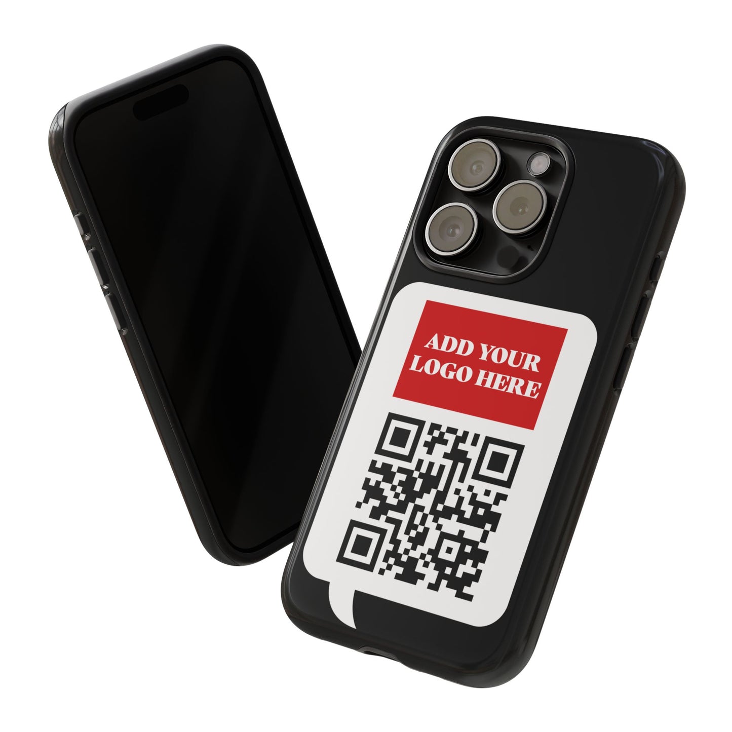 Custom QR Code and Logo Tough Phone Case — Contact Case