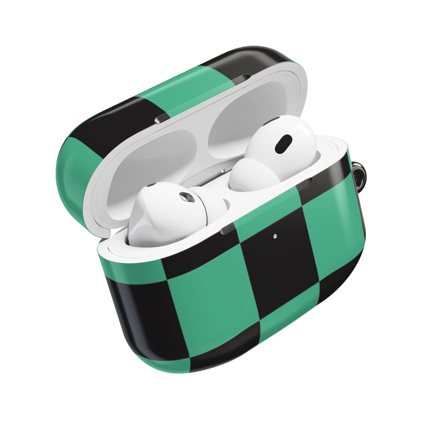 Tanjiro Green and Black Chequered AirPod Case — Protective Cover