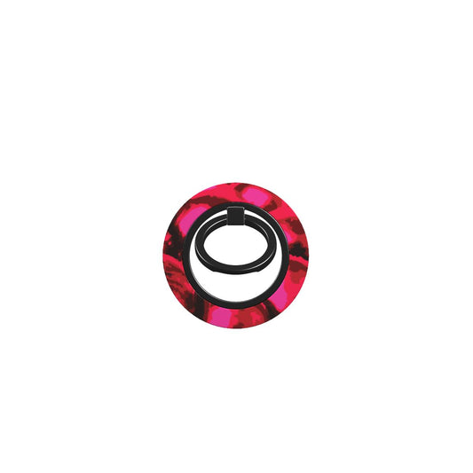Pink Blackberries Ring Holder with magnetic grip, ergonomic design, and 360° rotation for secure phone handling