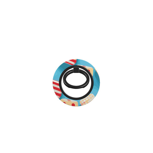 Coloured candy ring holder in bright pink and red, magnetic phone holder ring with ergonomic grip and 360° rotation