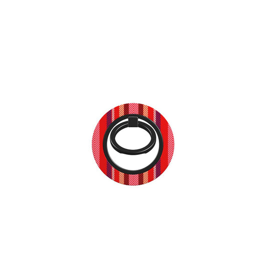 Red striped Phone Ring Holder
