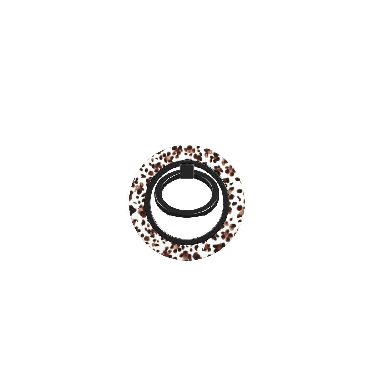 Leopard Print Watercolour Phone Ring Holder
