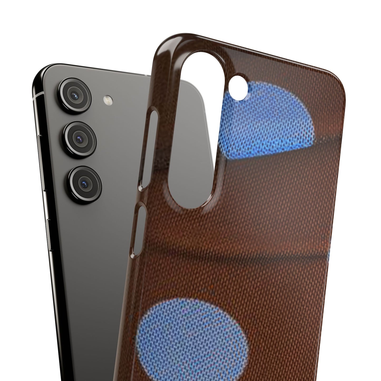 Polka Dot Snap Phone Case for Apple iPhone, Samsung Galaxy and Google Pixel.