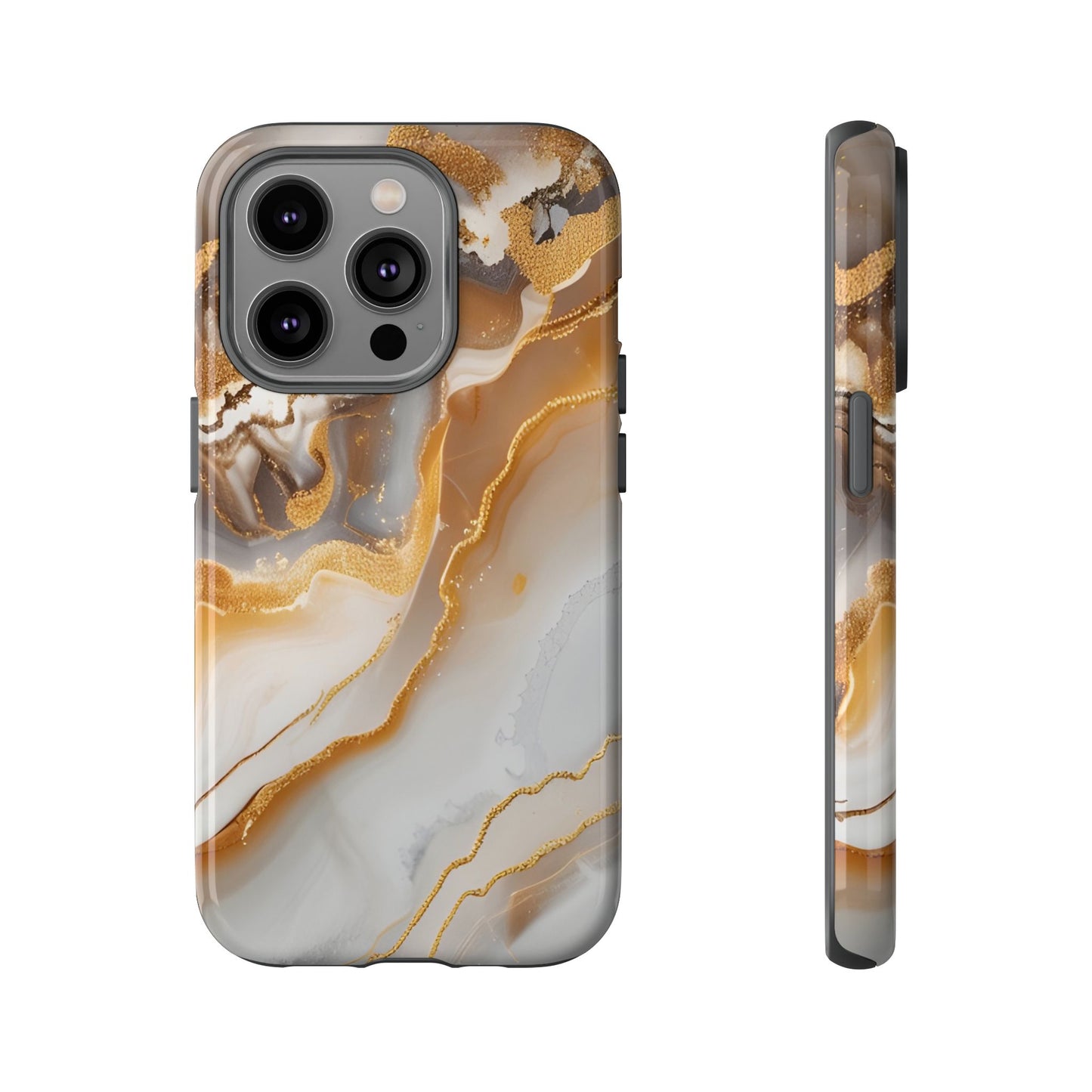 Gold Marble Tough Phone Case