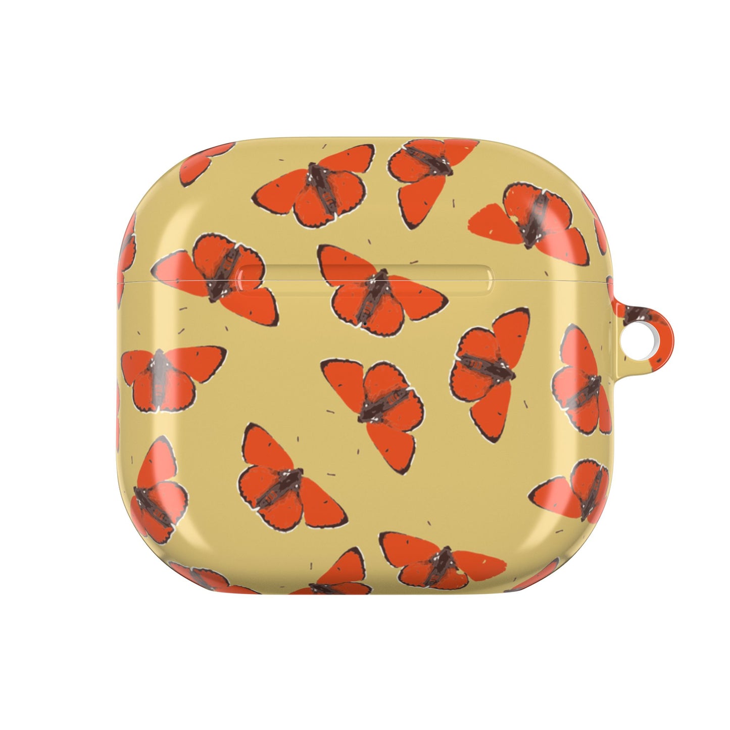 Red Butterfly AirPod Case — Protective Cover