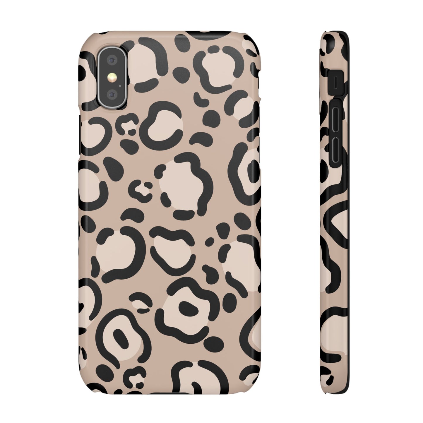 Leopard Print Slim Case — Phone Cover for Apple iPhone, Samsung Galaxy and Google Pixel.