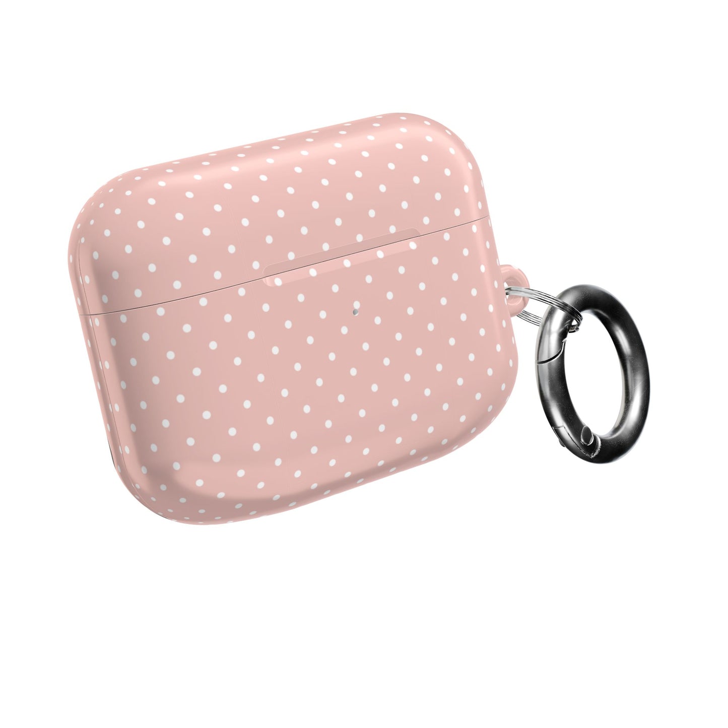 Pastel Pink Polka Dot AirPod Case — Classic Pastel Pink Polka Dot Protective Cover
