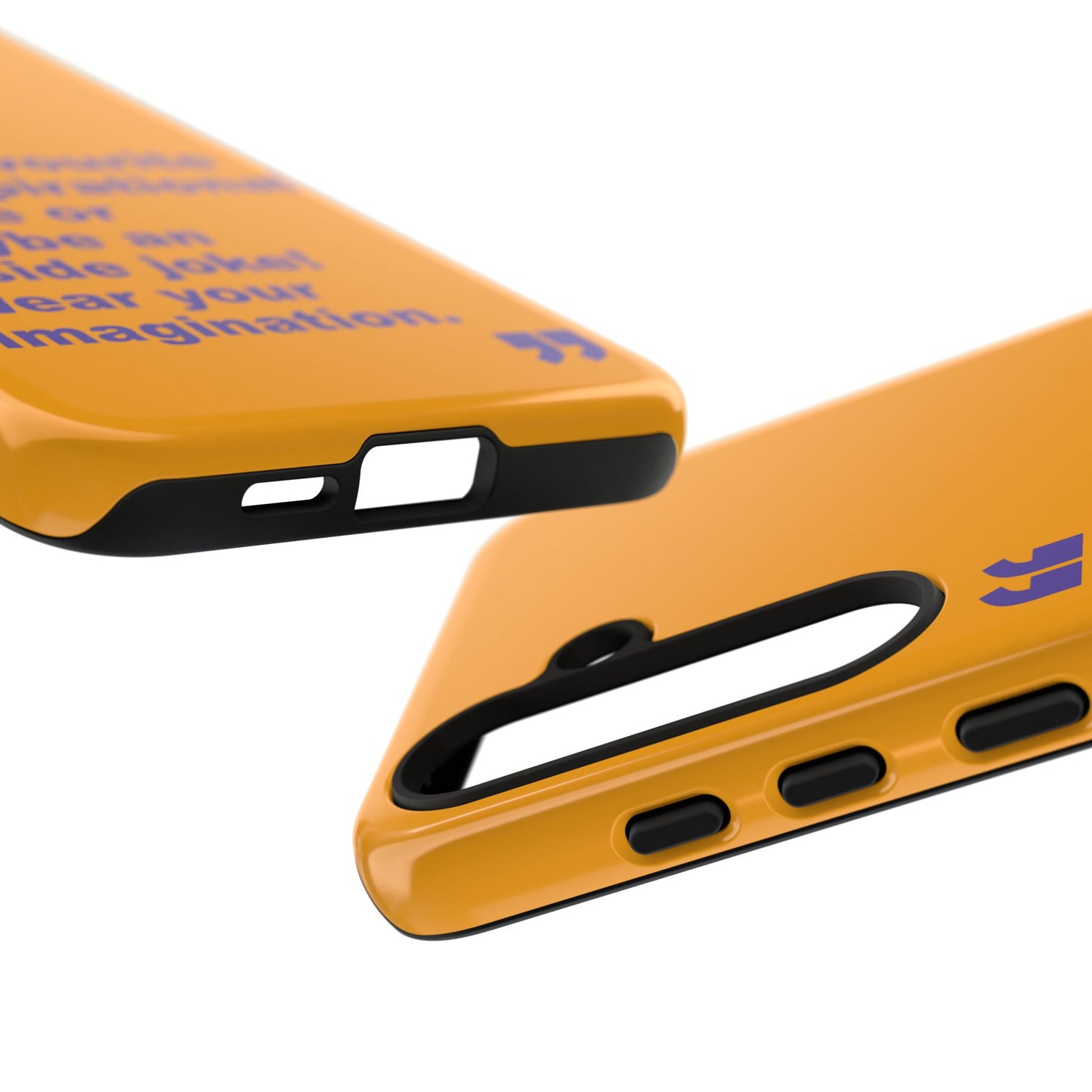 Quote Tough Phone Case — Customisable Inspirational Text Protective Cover for Apple iPhone, Samsung Galaxy and Google Pixel.