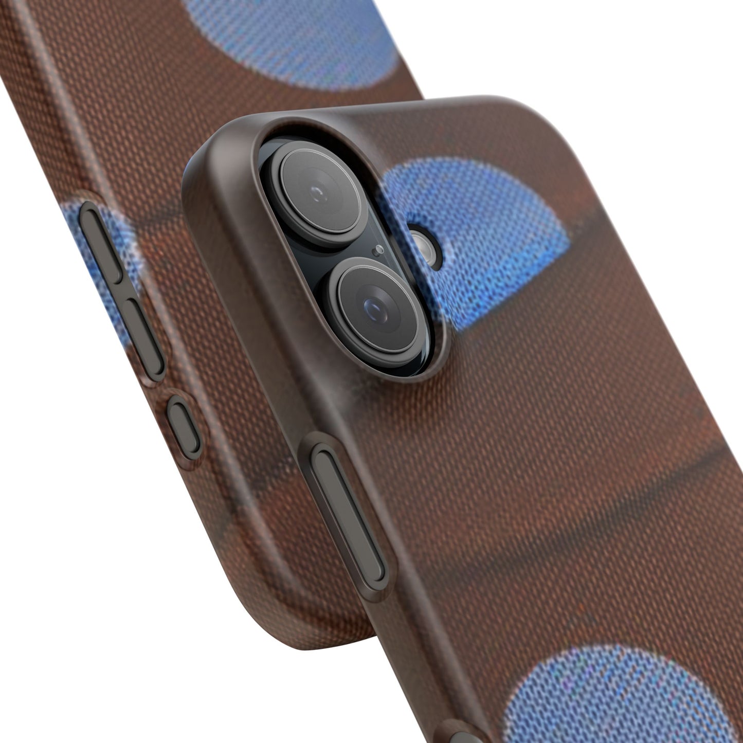 Polka Dot Snap Phone Case for Apple iPhone, Samsung Galaxy and Google Pixel.