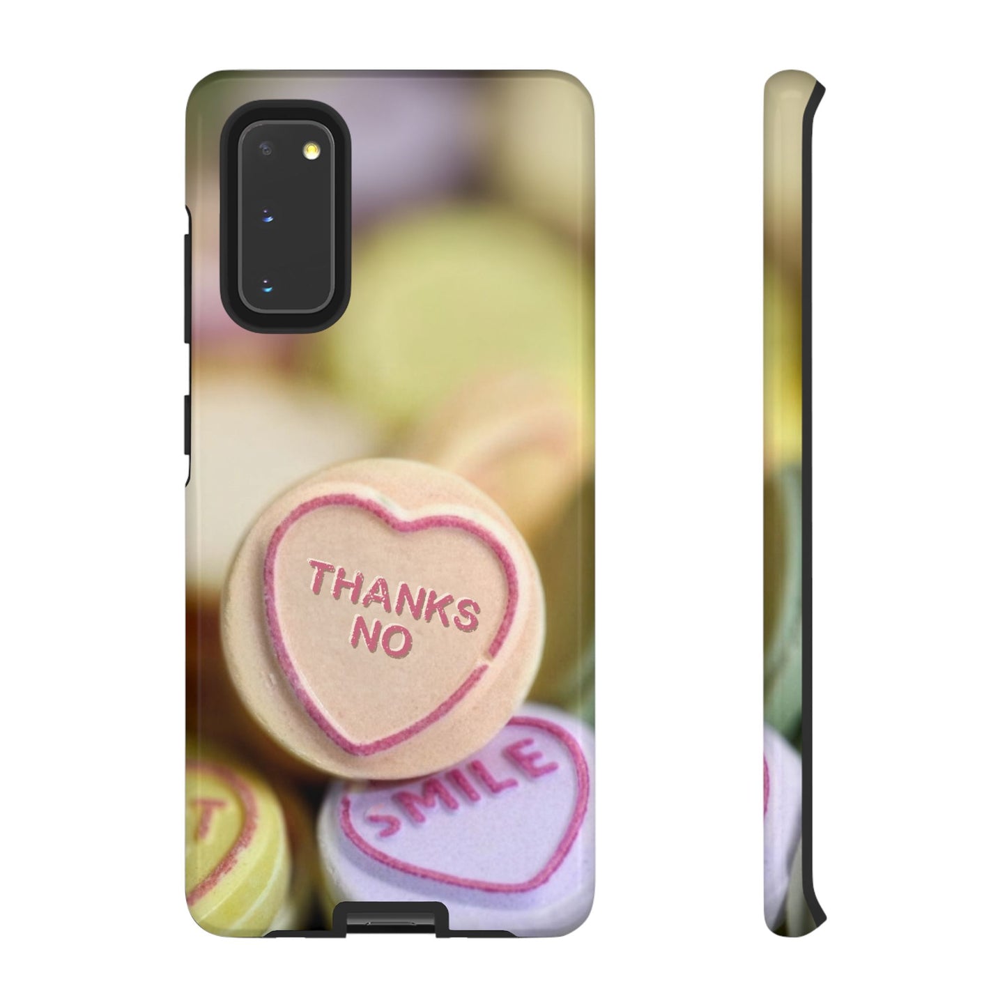 Personalised Love Heart Tough Case for Apple iPhone, Samsung Galaxy and Google Pixel.