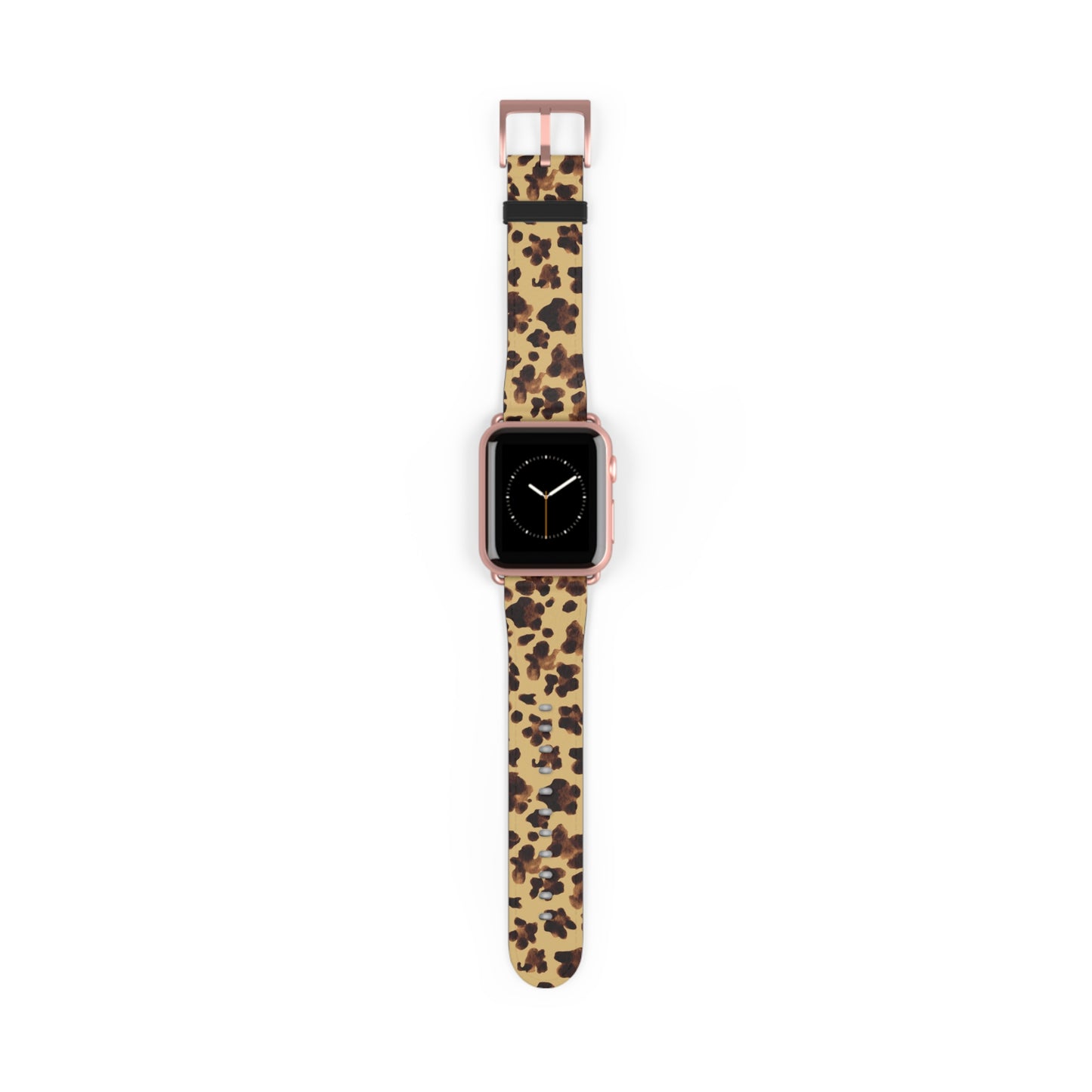 Leopard Print Watch Band — Stylish Animal-Print Replacement Strap