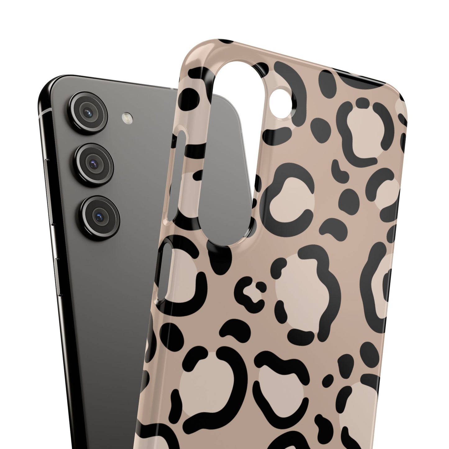 Leopard Print Slim Case — Phone Cover for Apple iPhone, Samsung Galaxy and Google Pixel.