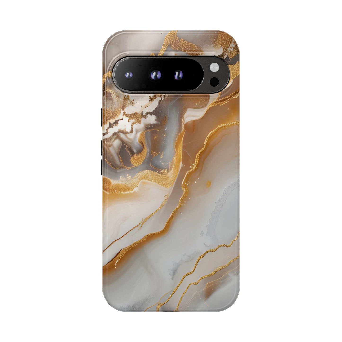 Gold Marble Tough Phone Case