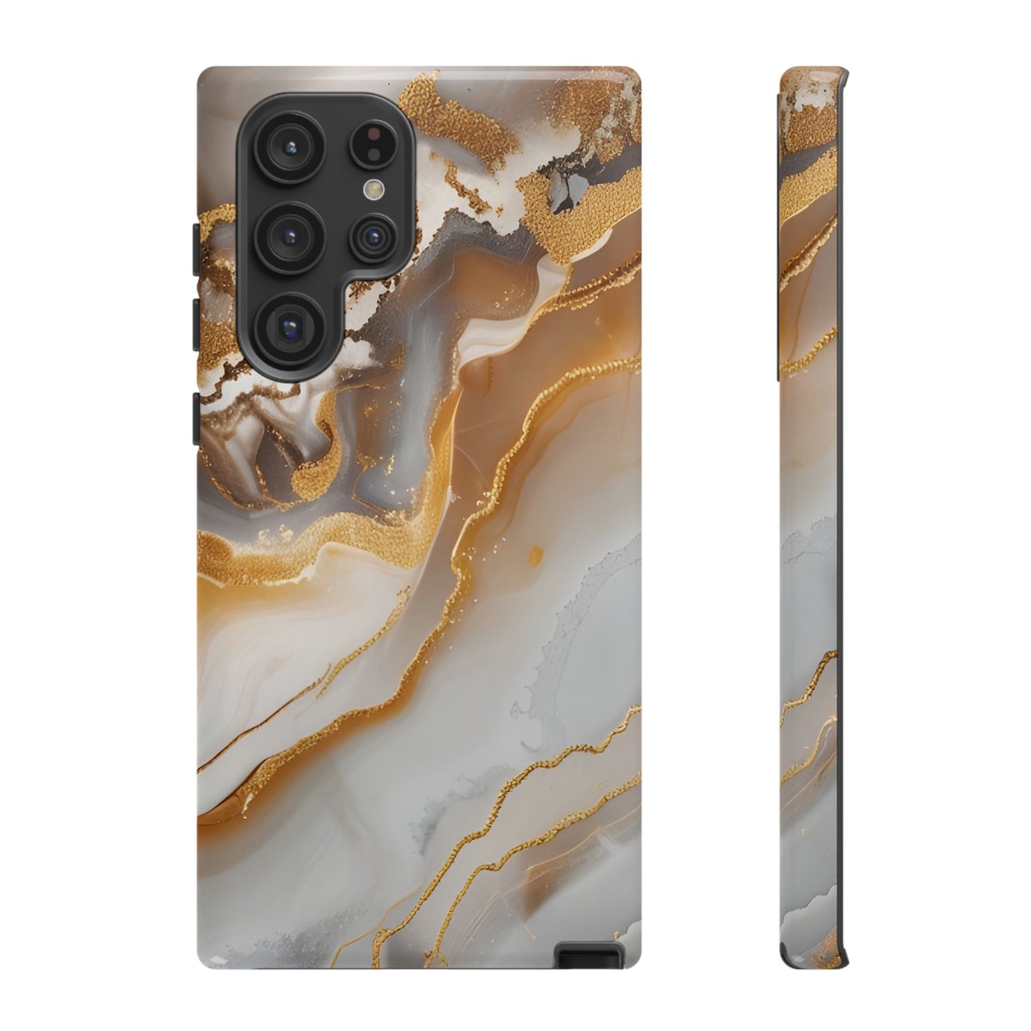 Gold Marble Tough Phone Case