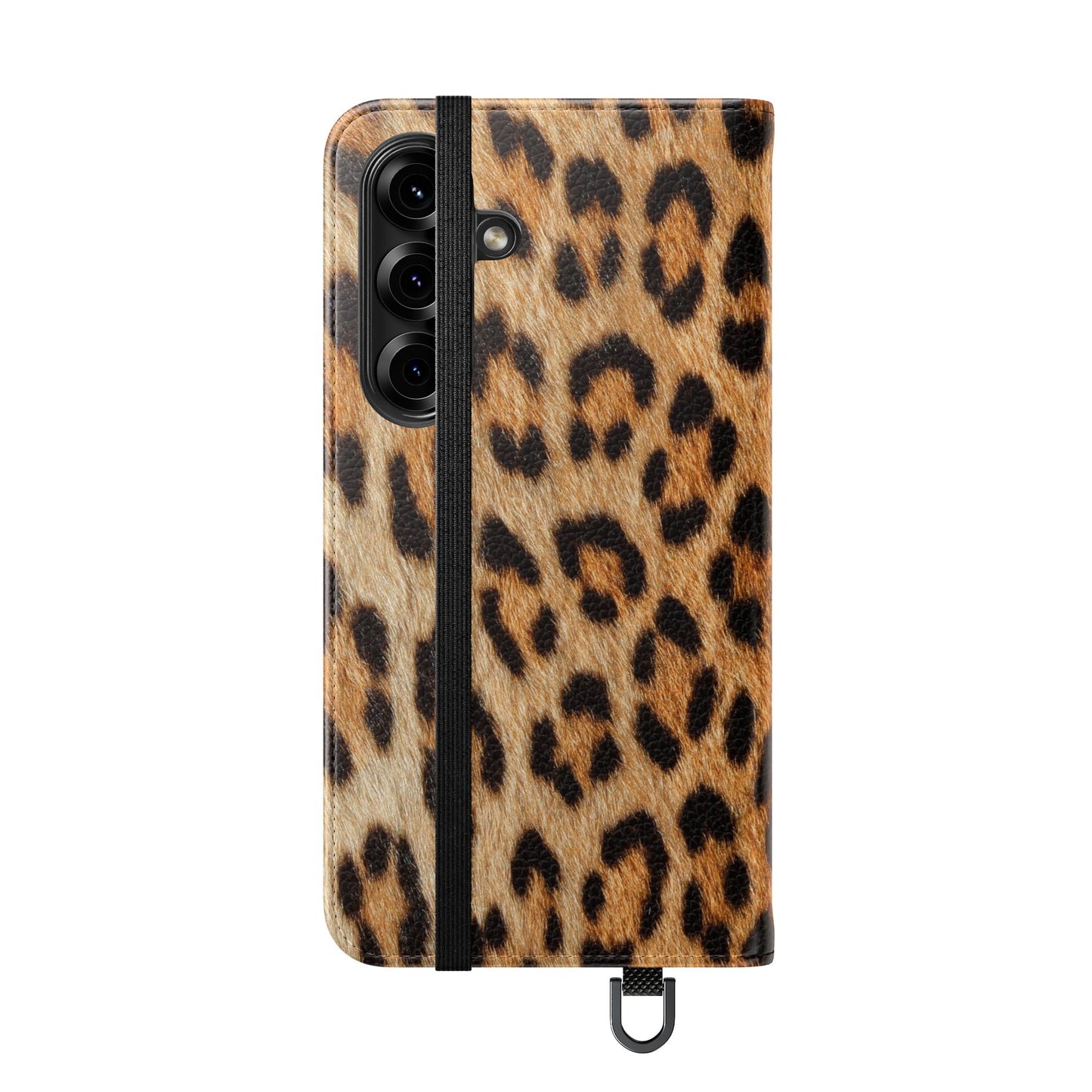 Leopard Fur Flip Phone Case — Leopard Fur Wallet Cover