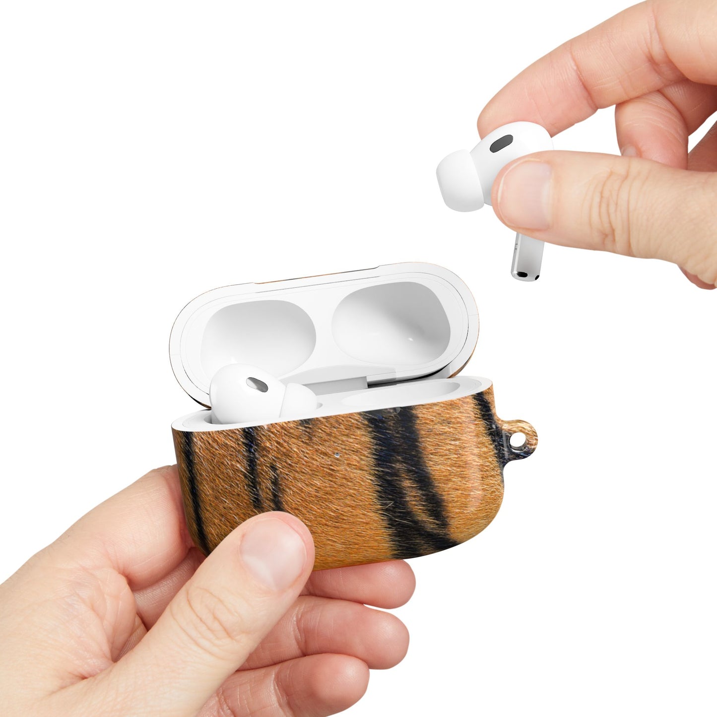 Tiger Fur (not real fur) AirPod Case — Protective Cover (it's not furry)