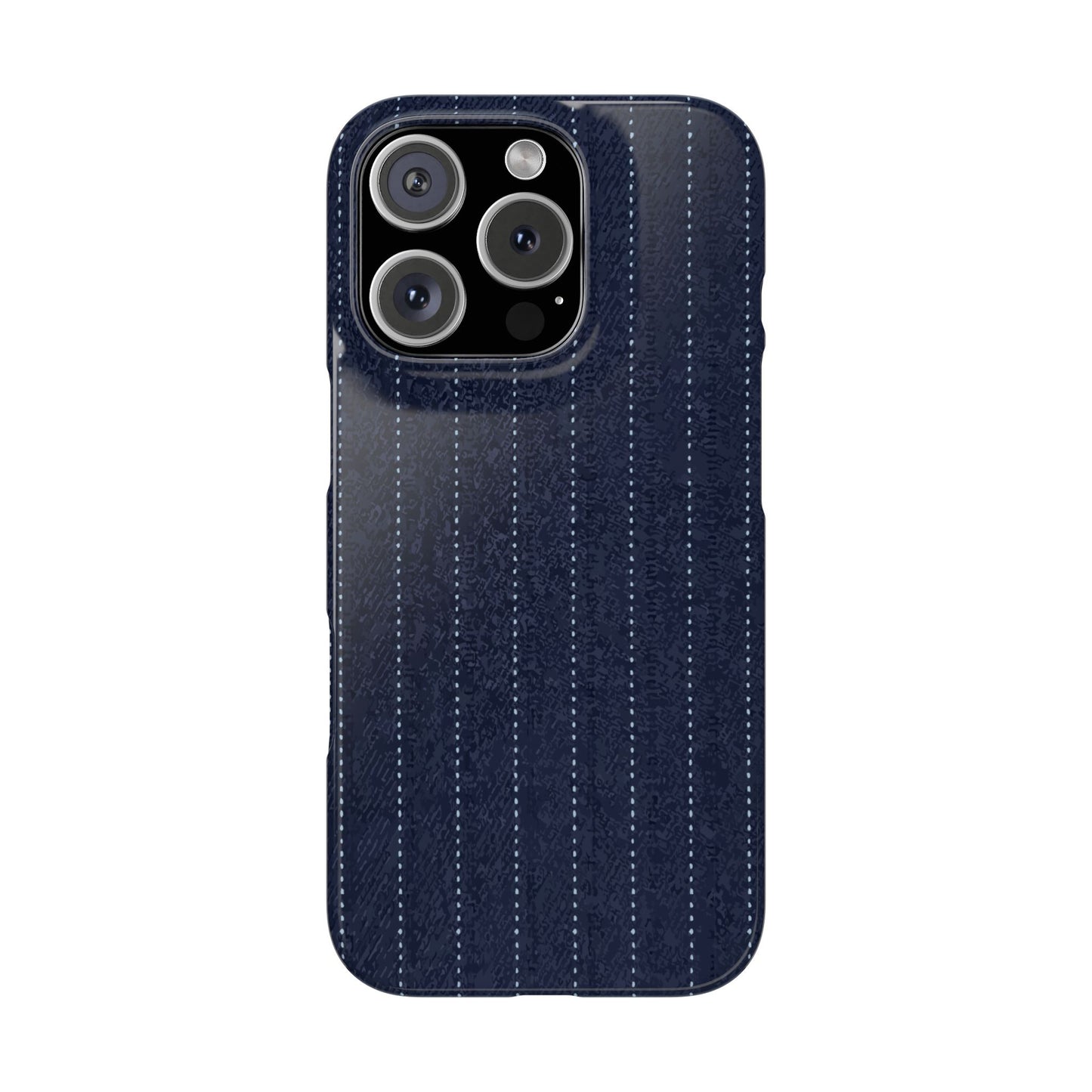 Pinstripe Snap Phone Case — Slim Protective iPhone Cover