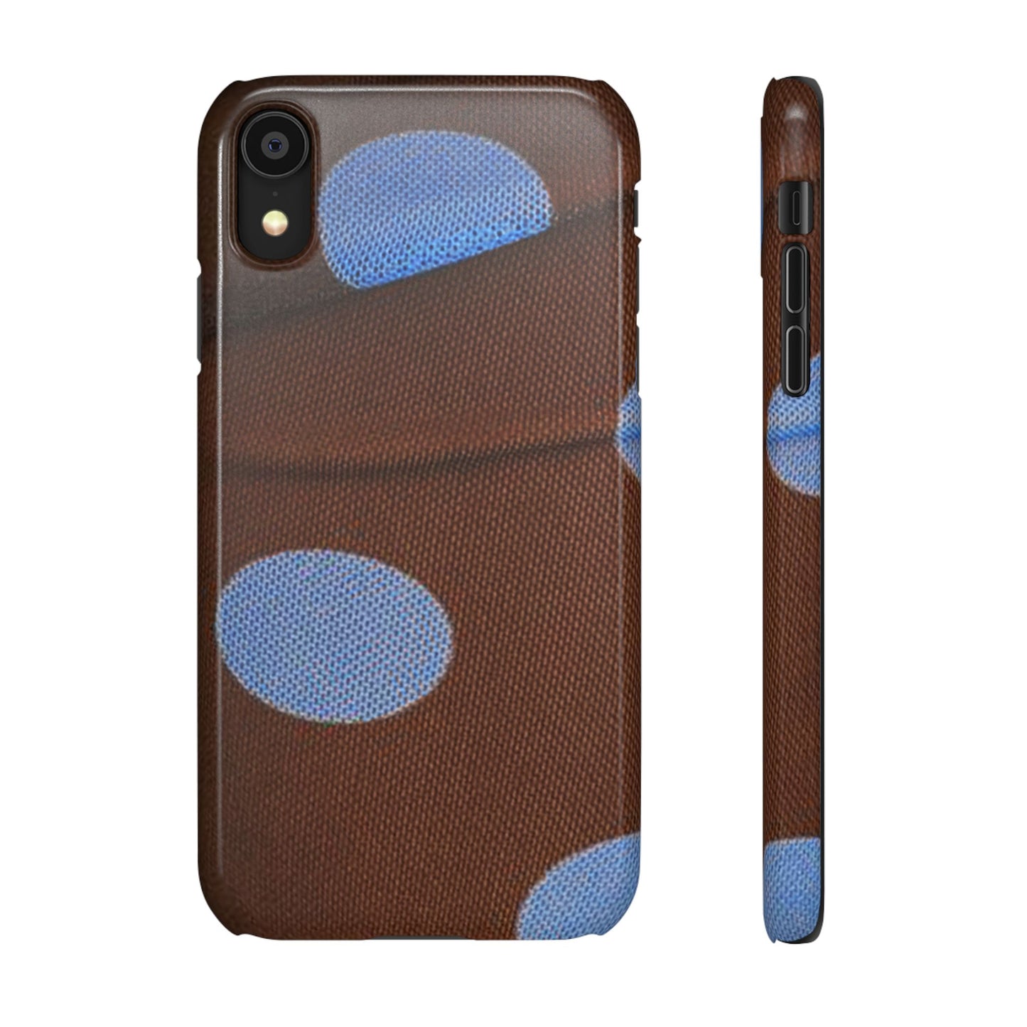Polka Dot Snap Phone Case for Apple iPhone, Samsung Galaxy and Google Pixel.