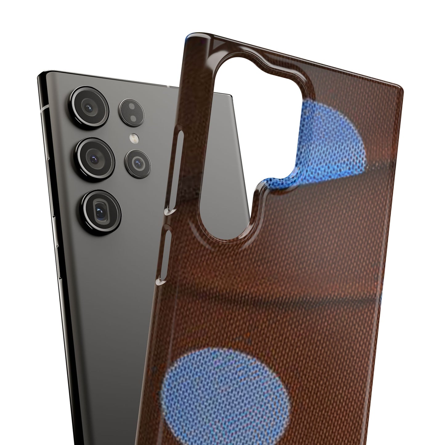 Polka Dot Snap Phone Case for Apple iPhone, Samsung Galaxy and Google Pixel.