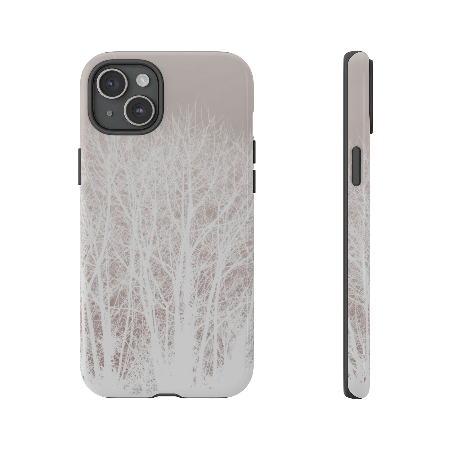 Copy of Night Forest Phone Case — Dark Tree Silhouette Protective Tough Case