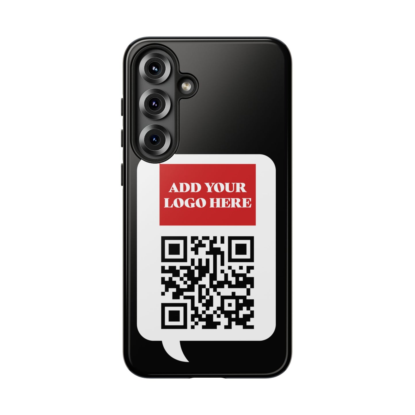 Custom QR Code and Logo Tough Phone Case — Contact Case