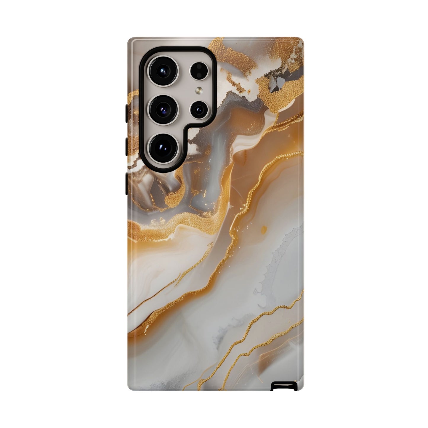 Gold Marble Tough Phone Case