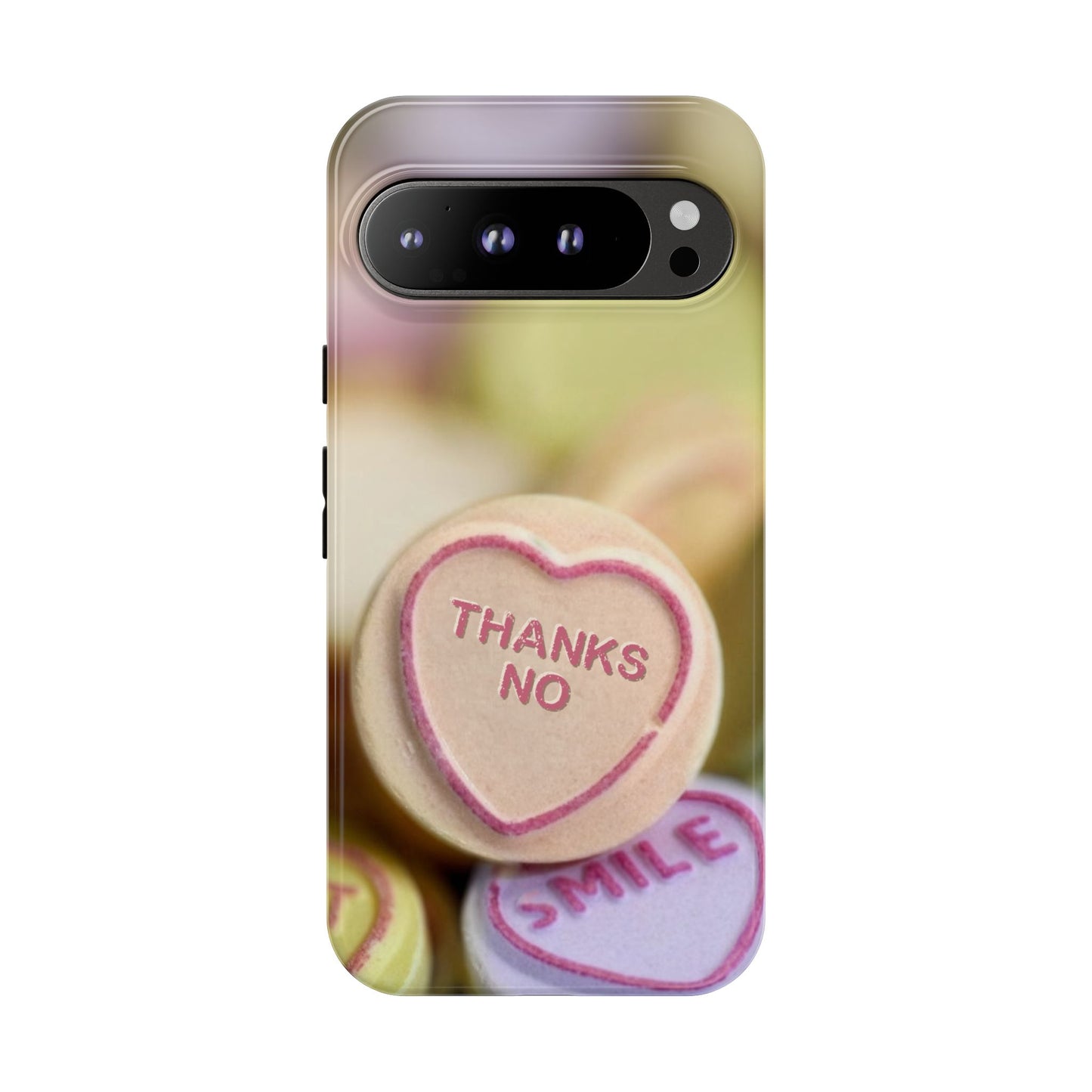 Personalised Love Heart Tough Case for Apple iPhone, Samsung Galaxy and Google Pixel.