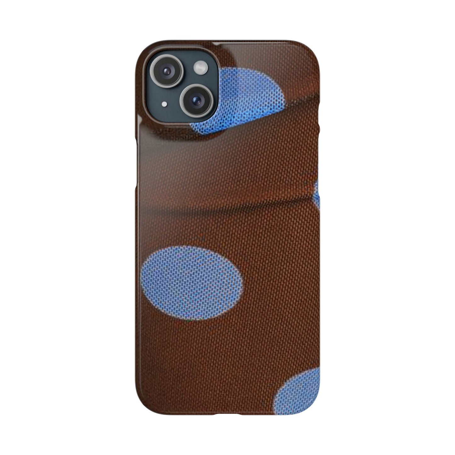 Polka Dot Snap Phone Case for Apple iPhone, Samsung Galaxy and Google Pixel.