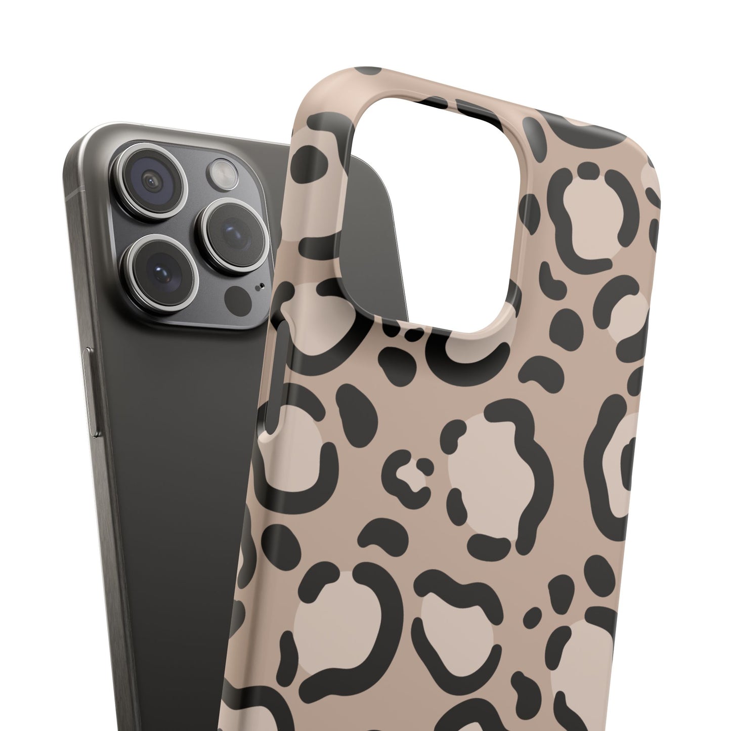 Leopard Print Slim Case — Phone Cover for Apple iPhone, Samsung Galaxy and Google Pixel.