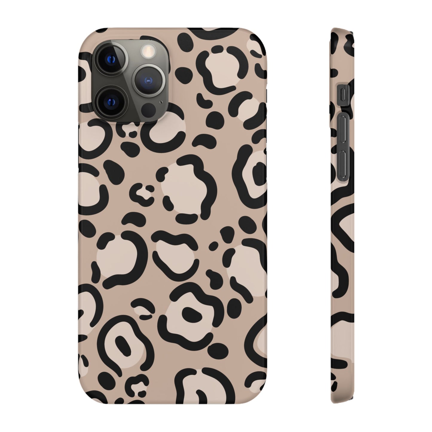 Leopard Print Slim Case — Phone Cover for Apple iPhone, Samsung Galaxy and Google Pixel.