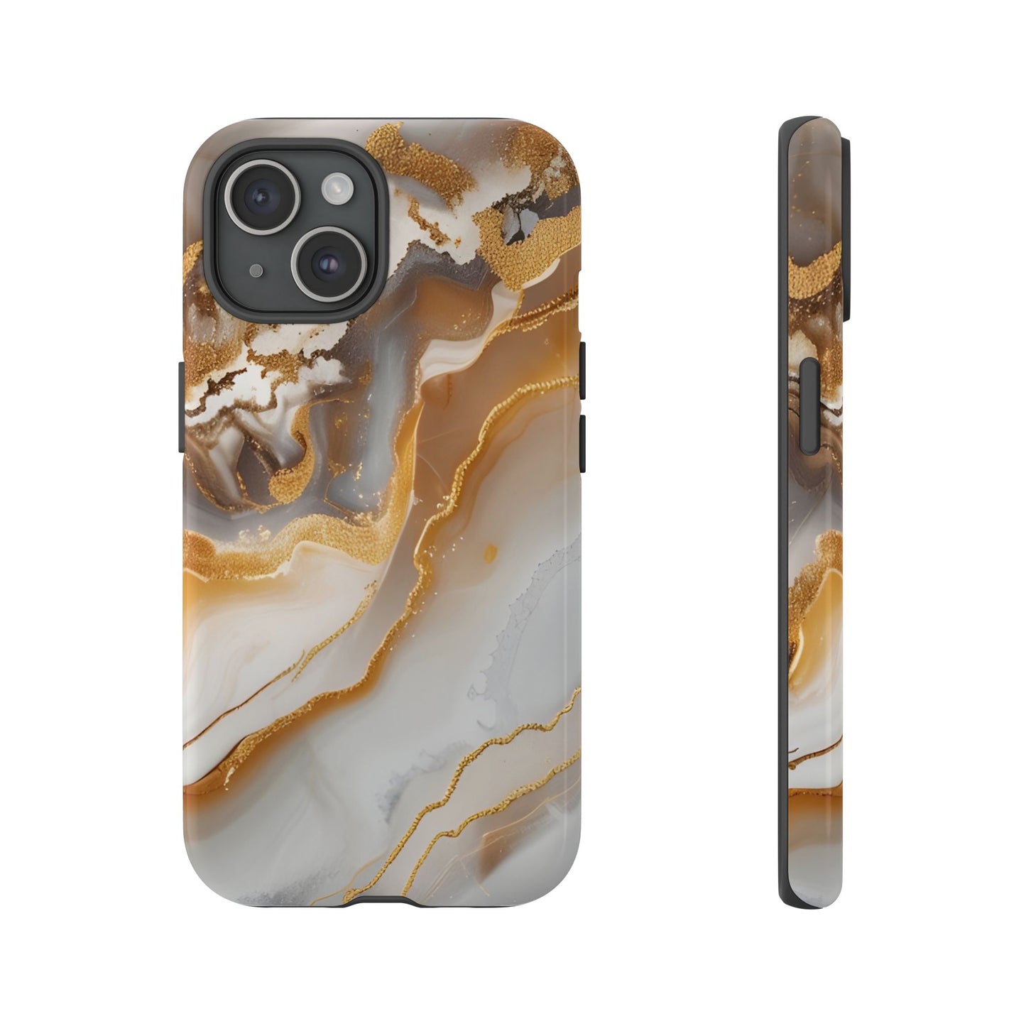 Gold Marble Tough Phone Case