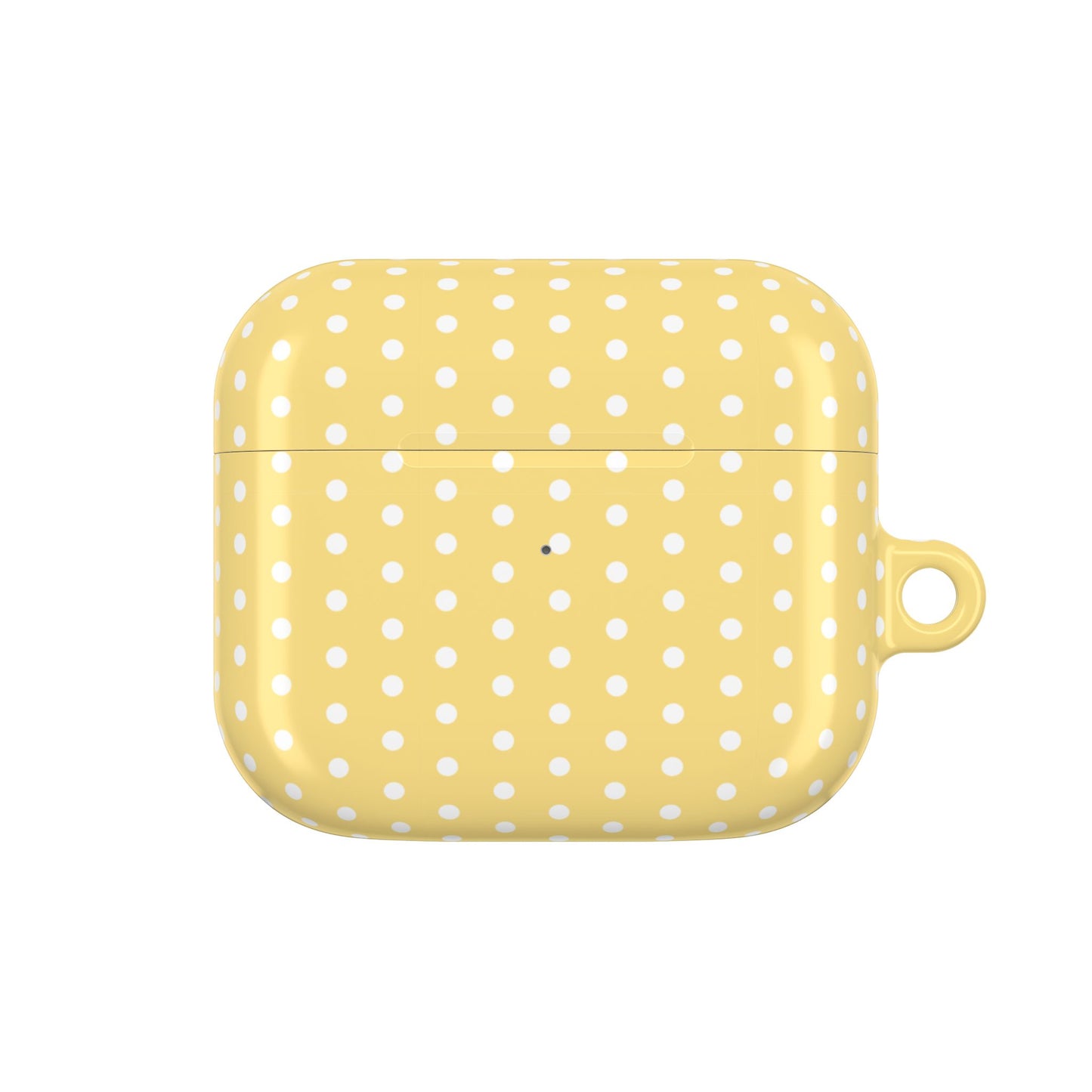 Yellow White Polka Dot AirPod Case — Classic Yellow White Polka Dot Protective Cover