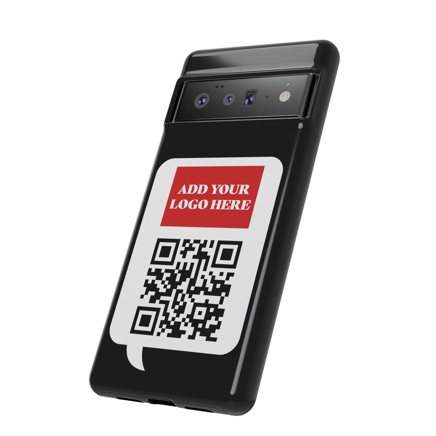 Custom QR Code and Logo Tough Phone Case — Contact Case