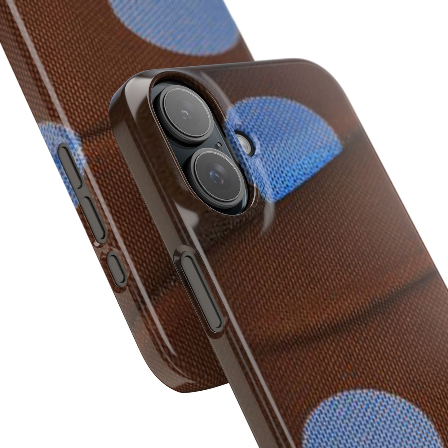 Polka Dot Snap Phone Case for Apple iPhone, Samsung Galaxy and Google Pixel.