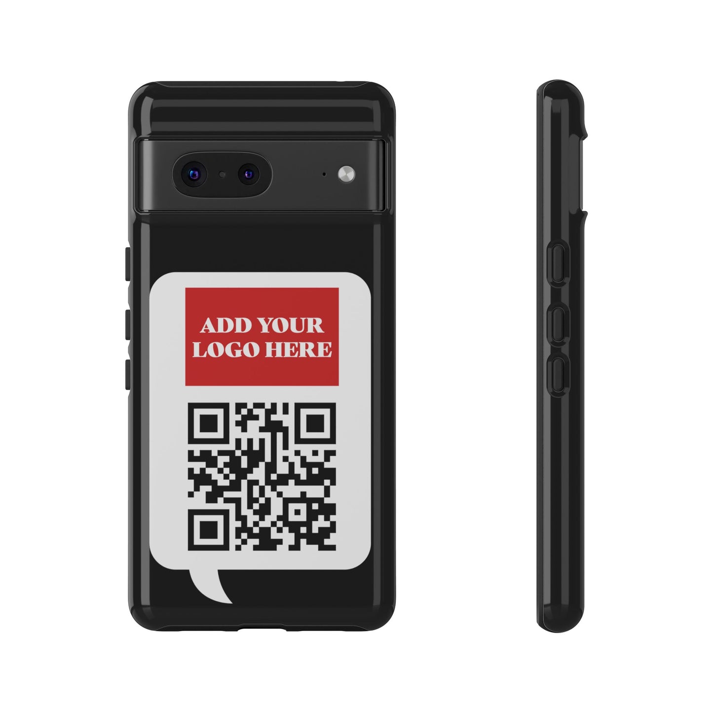 Custom QR Code and Logo Tough Phone Case — Contact Case